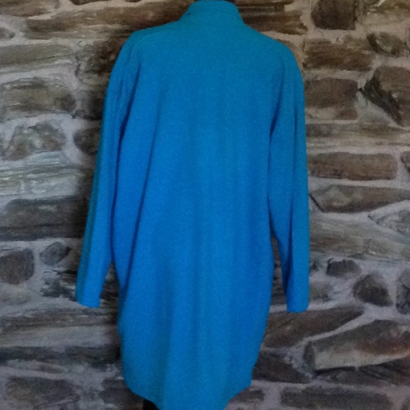 Oversized Turquoise Blazer - Picture 4 of 8